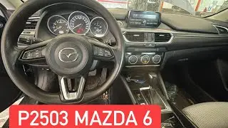 P2503 Charging System Voltage Low / P2503 Mazda 6 / Voltage Low | PCM P2503