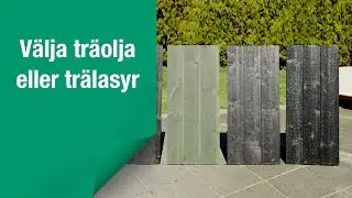 S&aring; h&auml;r v&auml;ljer du mellan tr&auml;olja, tr&auml;lasyr och helt&auml;ckande utomhusf&auml;rg