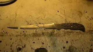 Testing one of my knives
