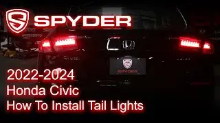 Spyder Auto Installation: 2022-2024 Honda Civic Tail Lights