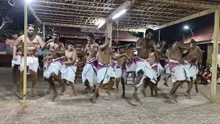 കണ്ണമംഗലം കഴകം പൂരക്കളി സംഘം തൃക്കരിപ്പൂർ മുച്ചിലോട്ട് ക്ഷേത്രത്തിൽ