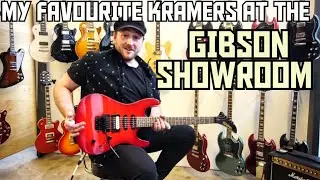 MY FAVOURITE KRAMER GUITARS AT THE GIBSON SHOWROOM