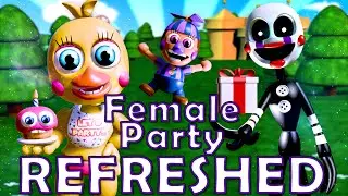 Can you beat FNAF World Refreshed with a Female Party?