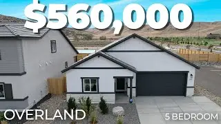 НОВЫЙ 5-спальный дом в Спаркс, Невада, ДО 600 000 ДОЛЛАРОВ в Golden Eagle | Overland Floorplan