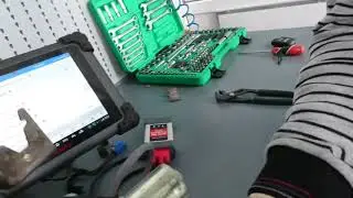 Opel Agila steering column test with MS561