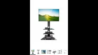 Mobile porta tv in sospensione da terra