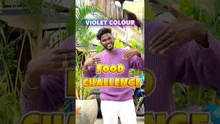 24 Hours VIOLET Colour Food Challenge !!!😲Youtube Brotherz😲 #shorts