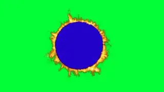 Green Screen Logo Fire Circle Animation effect No Copyright HD Footage♏