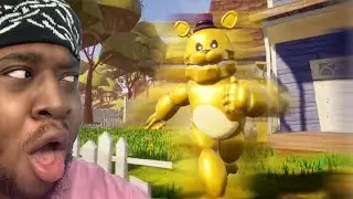 Наконец-то победил Голден Фредди в Hello Neighbor.