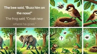 Jungle Rhyme on Teamwork & Bravery  | The Sparrow and the Elephant