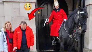 He Knew It Was Forbidden But DID It Anyway | Horse Guards London Royal King&rsquo;s Guard