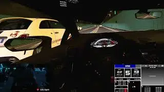 Traffic cruising in Lamborghini Huracan Performante around Shutoko highway (SRP mod Assetto Corsa)