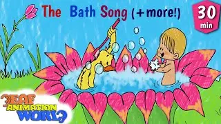 Bath Song +More Kids Songs and Nursery Rhymes, BSL, Educational Animation