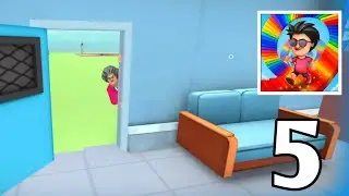 Escape Miss T Obby Breakfast Gameplay Level 5 Hindi voice over 