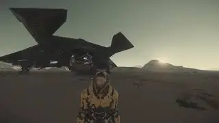 Sunset west of Security Post Prashad on Daymar
