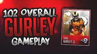 102 OVERALL COLOR RUSH TODD GURLEY GAMEPLAY! 100+ OVERALL STATISTICS! Madden Mobile 18