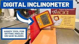 Perfect Miters Using a Digital Inclinometer (aka Angle Gauge, Digital Level) // Woodworking Tip
