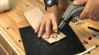 Twist Lock / Common Sense Fastener Eyelet Installation by Hand