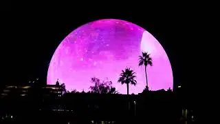 The Sphere Las Vegas Detail The Animations Tonight Are Wild Ambient Street Noise