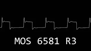 Oscilloscope Comparison of 4 Different SID Chips (Real SID Recordings)