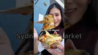 Everything I ate at Sydney Fish Market - loved the Aburi scallops!!