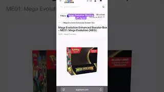 Mega evolution pokemon most expensive box #pokemon #pokemonchannel #collectiblecards #megaevolution