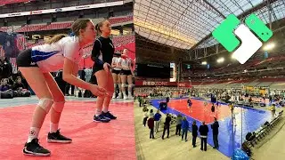 Playing Volleyball Inside An NFL Stadium! | Clintus.tv