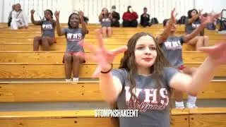 WALKERTOWN HIGH AND NORTH FORSYTH HIGH.  CHEERLEADING ALWAYS GETS INTENSE AT THESE GAMES!