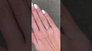 Beautiful oval solitaire engagement ring