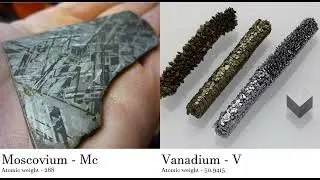 Moscovium - Mc vs Vanadium - V Comparing Element attributes Atoms