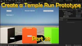UE5.0 Temple Run Tutorial: Part 28 | Adding purchasing system and more Part 7
