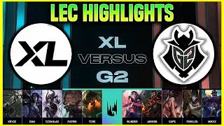 XL vs G2 Highlights LEC SPRING SPLIT 2021 - EXCEL vs G2 ESPORTS Highlights LEC SPRING SPLIT 2021