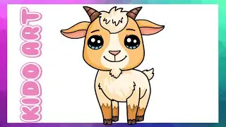 How to Draw a Goat | How to draw Cute Animal
