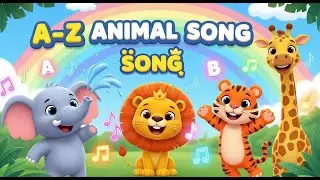 A-Z ANIMAL LEARNING SONG FOR KIDS | NURSERY RHYMES FOR KIDS| BEST LEARNING VIDEO FOR KIDS