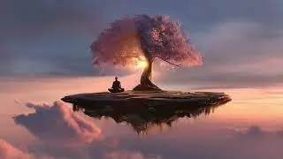 30-Minute Floating Island Zen | Live Visual Wallpaper with Light Ambient