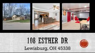 108 Esther Dr, Lewisburg, OH 45338 ~ Something for everyone at this beautiful, spacious brick ranch!