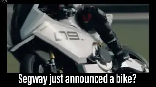 WORLD DEBUT - FIRST LOOK 2020 SEGWAY APEX ELECTRIC MOTORBIKE