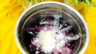 Java plum juice #summerdrink #kaalakhatta#javaplum #juice#blackberry 💜💜#purple