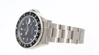 Rolex GMT Master II 16710  Black & Steel Watch