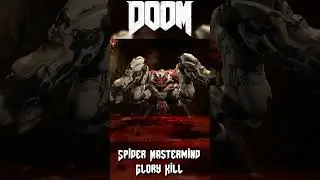Spider Mastermind Boss Fight - DOOM 🔫 #doom #boss #demon #metal #doommetal #shorts
