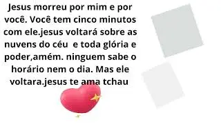 Jesus voltara