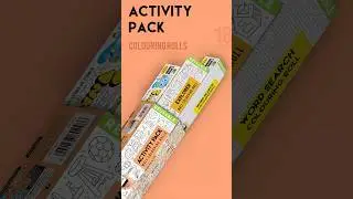 Activity Pack Reusable Coloring Roll ! Inkmeo