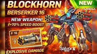 🔥 BLOCKHORN + CHARGE ROCKET 16 | NEW WEAPON EXPOSED | Mech Arena