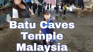 Batu Caves Temple in Malaysia,270 Steps Stairs Way Up to the Cave