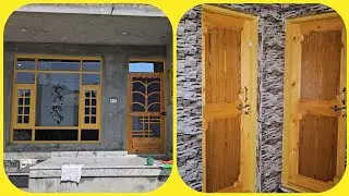 Kashmir house design 👌 ||door design and windows design 🏡