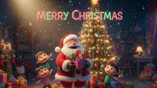 Christmas Song for Kids | Santa Claus Holiday Fun| Winter Cartoon | Jingle bells |@Lunabells