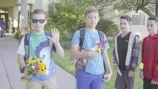 Harley School: First Day Flowers
