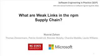 What are Weak Links in the npm Supply Chain?