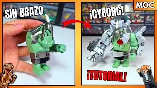 HE WAS MISSING AN ARM AND NOW HE'S A CYBORG! - LEGO Castle Fantasy Era Cyborg Troll MOC Tutorial