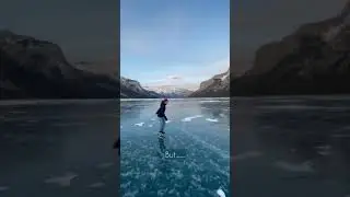 Work and Travel | There&rsquo;s a secret hiding beneath these waters 👻 #creepy #WinterMagic #wintersports